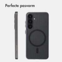 Accezz Lite Backcover met MagSafe | Fluted | Samsung Galaxy S25 - Grijs