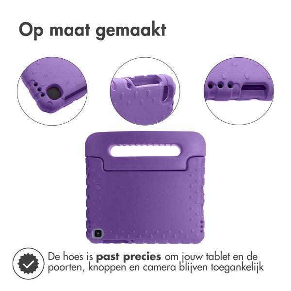 imoshion Kidsproof Backcover met handvat Galaxy Tab A7 Lite - Paars