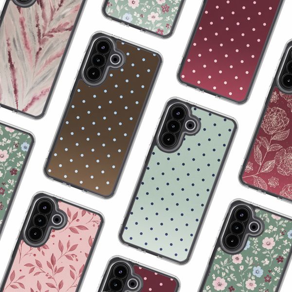 imoshion Design hoesje Samsung Galaxy A37 (5G) - Polka Dot Bruin