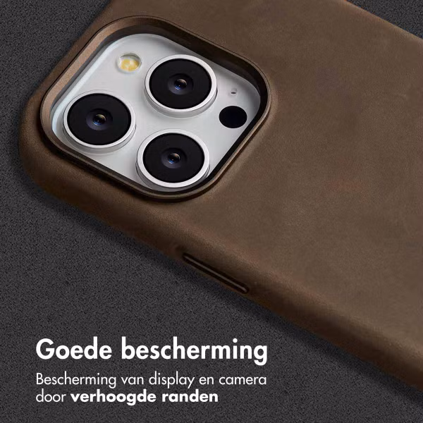 Accezz Vintage Leather Magsafe Backcover Apple iPhone 14 Pro - Rustic Brown