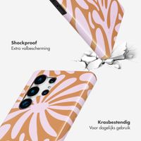 Selencia Vivid Backcover Samsung Galaxy S25 Ultra - Modern Bloom Pink