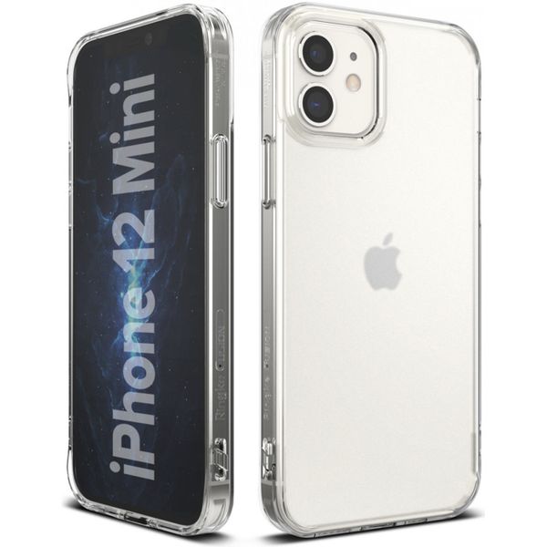 Ringke Fusion Backcover iPhone 12 Mini - Mat Transparant