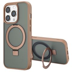 Accezz Ring Stand Backcover met MagSafe iPhone 14 Pro Max - Brown