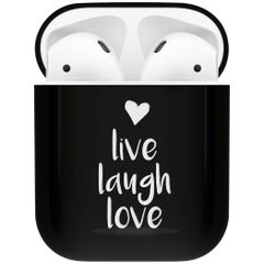 imoshion Design Hardcover Case Apple AirPods 1 / 2 - Live Laugh Love
