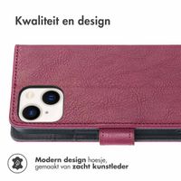 imoshion Luxe Bookcase Apple iPhone 14 / 13 - Bordeaux