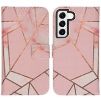 imoshion Design Softcase Bookcase Samsung Galaxy S22 - Pink Graphic