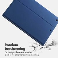 Accezz Classic Tablet Case Apple iPad 9 (2021) 10.2 inch / iPad 8 (2020) 10.2 inch / iPad 7 (2019) 10.2 inch - Donkerblauw