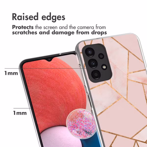 imoshion Design hoesje Samsung Galaxy A13 (4G) - Pink Graphic