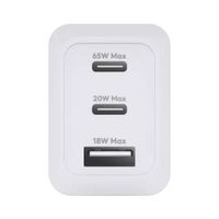 dbramante1928 Re-charge Oplader 2x USB-C 65W en USB-A 18W - Wit