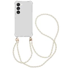 imoshion Backcover met koord + armband - Parels Samsung Galaxy S23 - Transparant