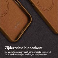 Accezz Vintage Leather Magsafe Backcover Apple iPhone 16 Pro Max - Tabacco Cognac