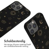 imoshion Siliconen design hoesje met koord Apple iPhone 13 Pro Max - Sky Black