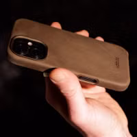 Accezz Vintage Leather Magsafe Backcover Apple iPhone 15 Pro Max - Rustic Brown