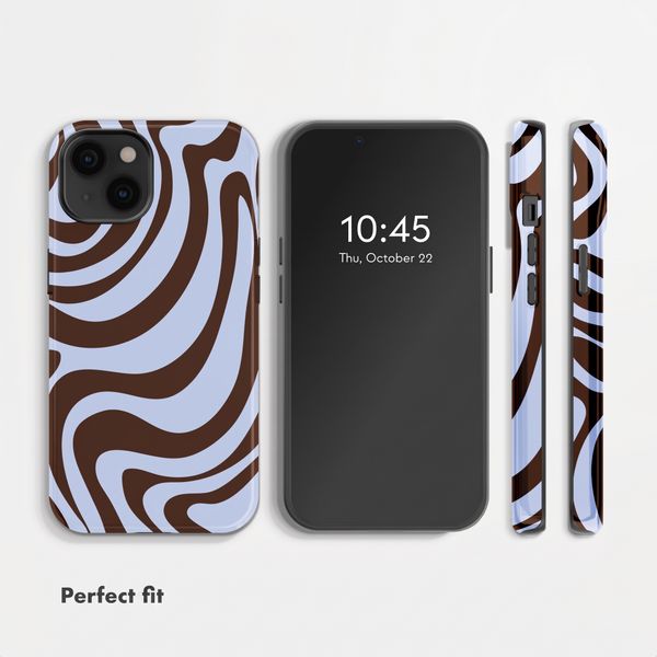 Selencia Vivid Back Cover with MagSafe Apple iPhone 14 - Dream Swirl Chocolate