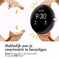 imoshion Milanees magnetisch bandje Google Pixel Watch / Watch 2 / Watch 3 / Watch 4 (41 mm) - Rosé Goud