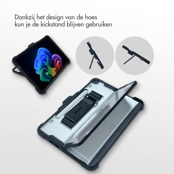 Accezz Rugged case met stand Microsoft Surface Pro 12 - Zwart