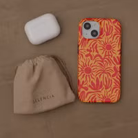 Selencia Vivid Case Apple AirPods Pro 3 - Tropical Vibes Apricot