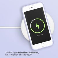 Accezz Liquid Silicone Backcover Apple iPhone SE (2022 / 2020) / 8 / 7 - Paars