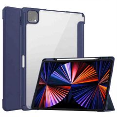 imoshion Trifold Hardcase Bookcase Apple iPad Pro 12.9 (2018/2020/2021/2022) - Donkerblauw