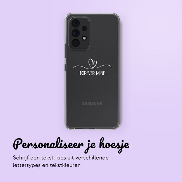 Hoesje met eigen foto en/of tekst Samsung Galaxy A53 - Sierlijk hartje