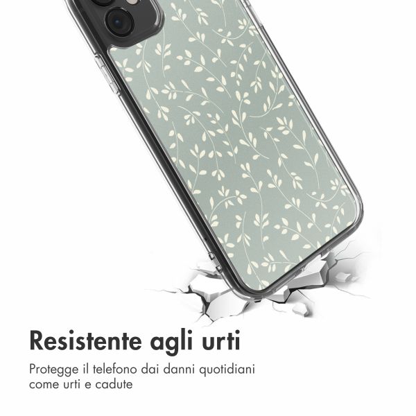 imoshion Design hoesje Apple iPhone 11 - Smoke Green Flowers