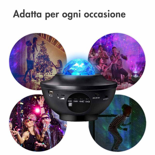 imoshion Sterrenprojector - Sterrenhemel - 10 lichtstanden - Zwart