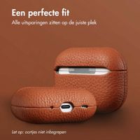Accezz Echt Leren Case  Apple AirPods Pro 2 - Cognac