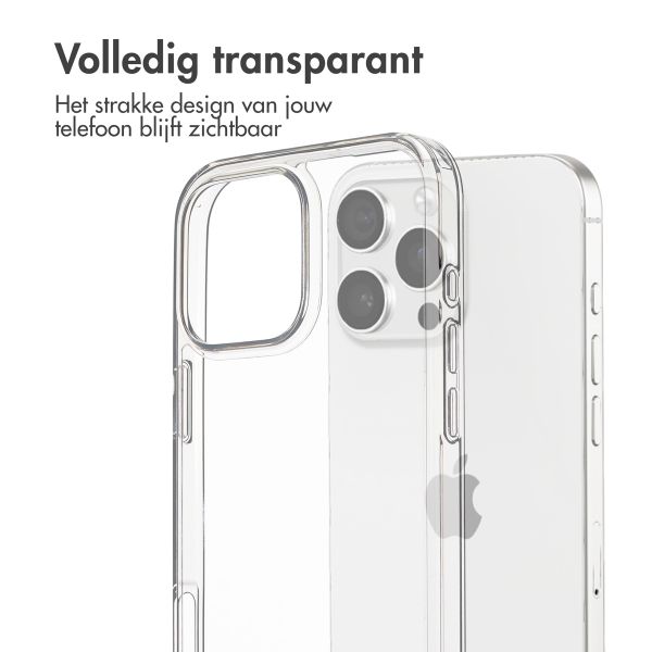 imoshion Stand Backcover Apple iPhone 16 Pro Max - Transparant