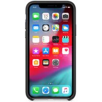 Apple Leather Backcover iPhone Xs - Black