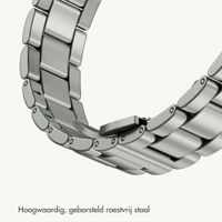 Selencia Slim Steel schakelbandje Apple Watch | 38/40/41/42 mm - Zilver