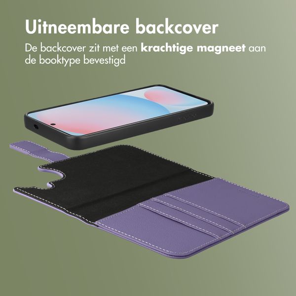 imoshion Uitneembare 2-in-1 Luxe Bookcase Samsung Galaxy S24 FE - Paars