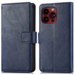 imoshion Luxury Bookcase Apple iPhone 15 Pro - Dark Blue