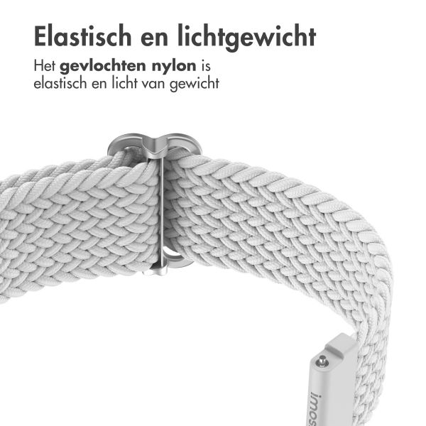 imoshion Nylon geweven bandje - Universeel 20 mm aansluiting - Wit