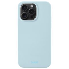 Holdit Silicone Case Apple iPhone 15 Pro Max - Mineral Blue