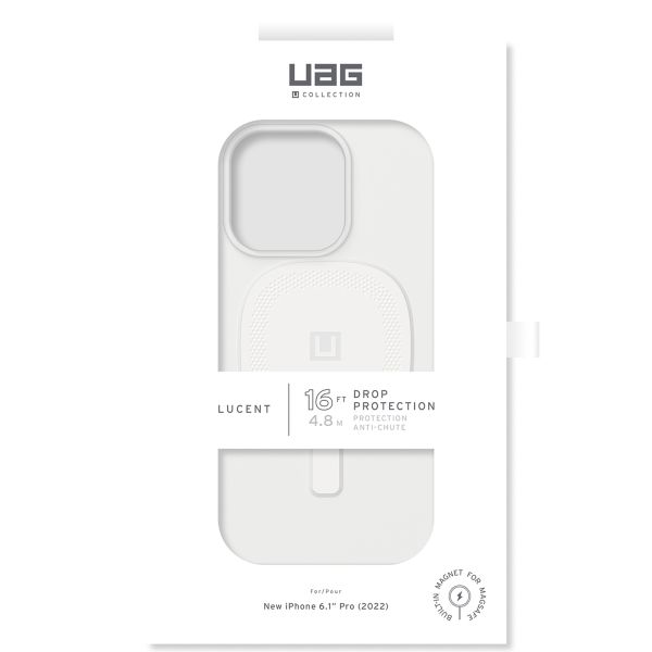 UAG Lucent 2.0 Backcover MagSafe Apple iPhone 14 Pro - Marshmallow