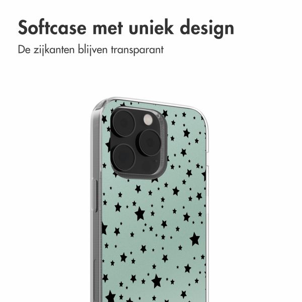 imoshion Design hoesje iPhone 14 - Stars Mint