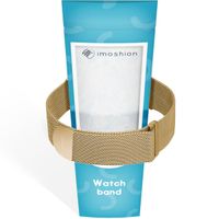 imoshion Milanees magnetisch bandje Apple Watch Series 1 - 11 / SE / Ultra (44/45/46/49 mm) - Maat M - Goud