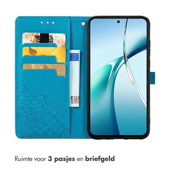 imoshion Mandala Bookcase Motorola Moto G56 - Turquoise