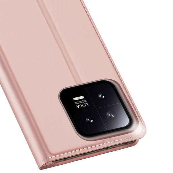 Dux Ducis Slim Softcase Bookcase Xiaomi 13 - Rosé Goud