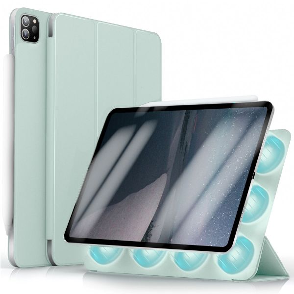 imoshion Magnetic Bookcase Apple iPad Pro 11 (2022 / 2021 / 2020 / 2018) - Lichtgroen