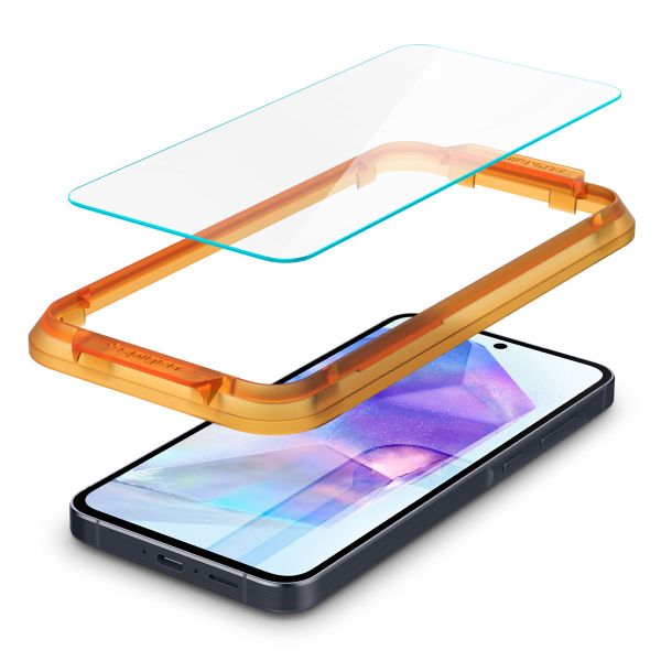 Spigen GLAStR EZ Fit Screenprotector + Applicator Samsung Galaxy A55
