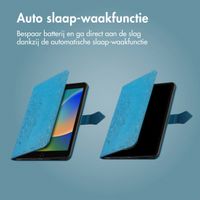 imoshion Mandala Bookcase Apple iPad 6 (2018) 9.7 inch / iPad 5 (2017) 9.7 inch / Air 2 (2014)/Air 1 (2013) - Turquoise