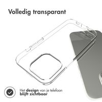 Accezz Clear Backcover Apple iPhone 14 Pro - Transparant