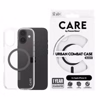 CARE by PanzerGlass Urban Combat Case MagSafe Apple iPhone 16 - Zwart