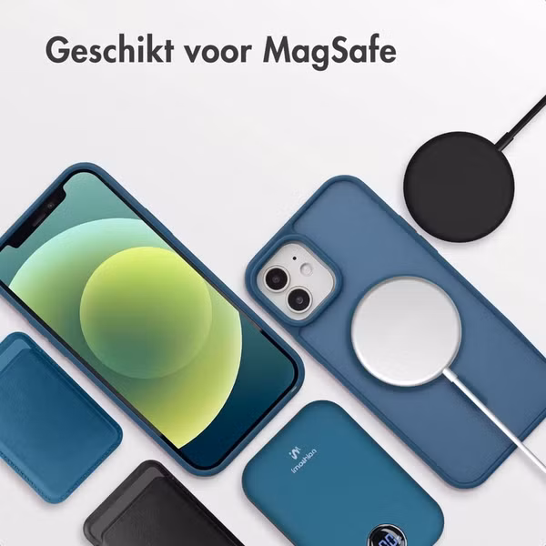 imoshion Color Guard Backcover met MagSafe Apple iPhone 12 (Pro) - Donkerblauw