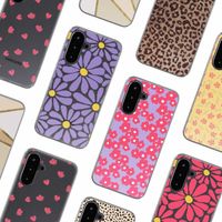 imoshion  Design hoesje Samsung Galaxy A56 - Tropical Violet Flowers Connect