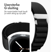 imoshion Nylon Alpine bandje Samsung Galaxy Watch 8 (40/44mm) / Classic (46mm) - Zwart