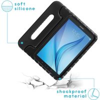 Kidsproof Backcover met handvat Samsung Galaxy Tab E 9.6 - Zwart