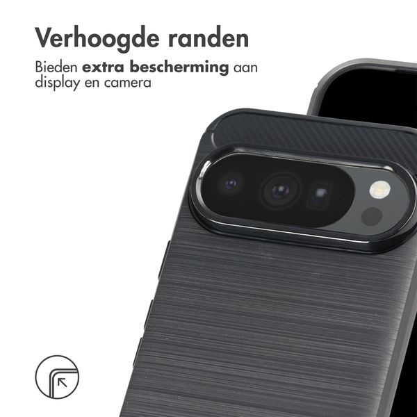 imoshion Brushed Backcover Google Pixel 11 Pro - Zwart