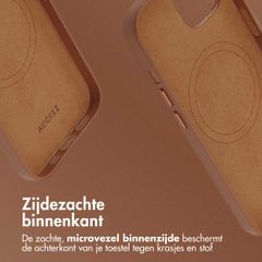 Accezz MagSafe Leather Backcover Apple iPhone 15 - Sienna Brown